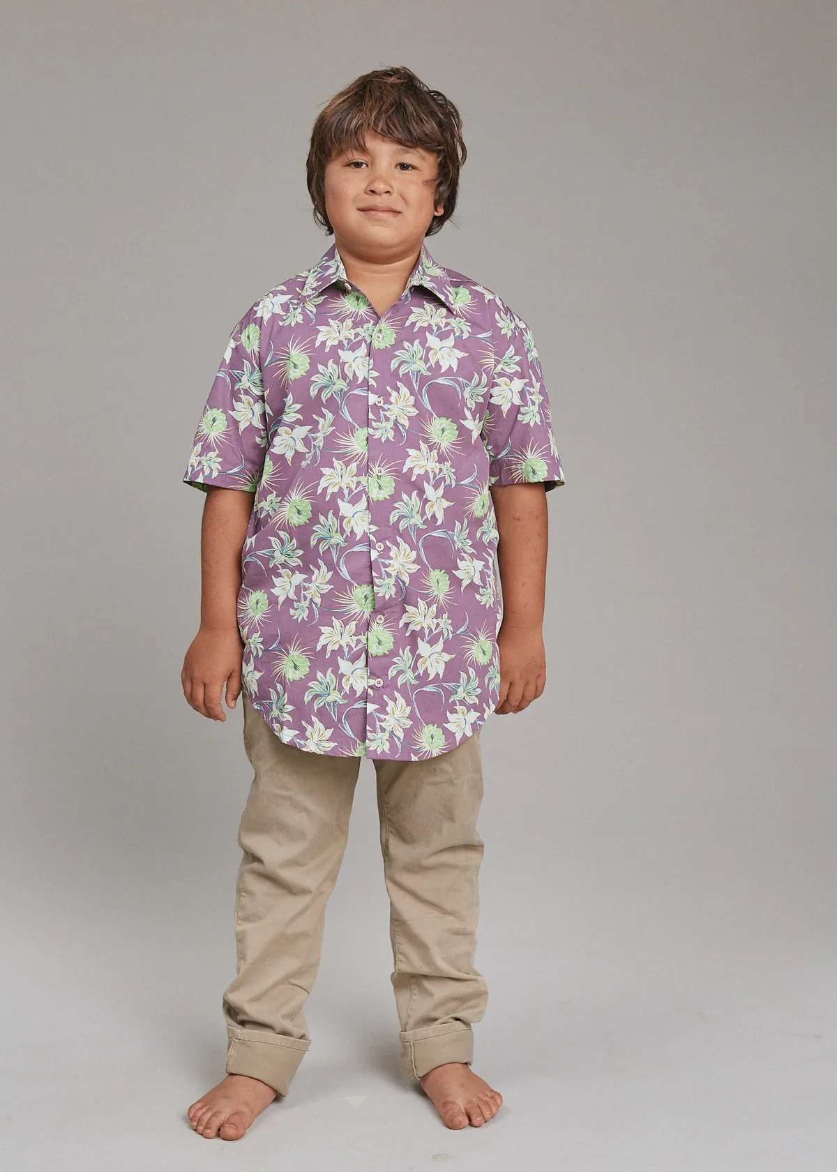 KIDS ALOHA SHIRT - PRE-FALL 2025