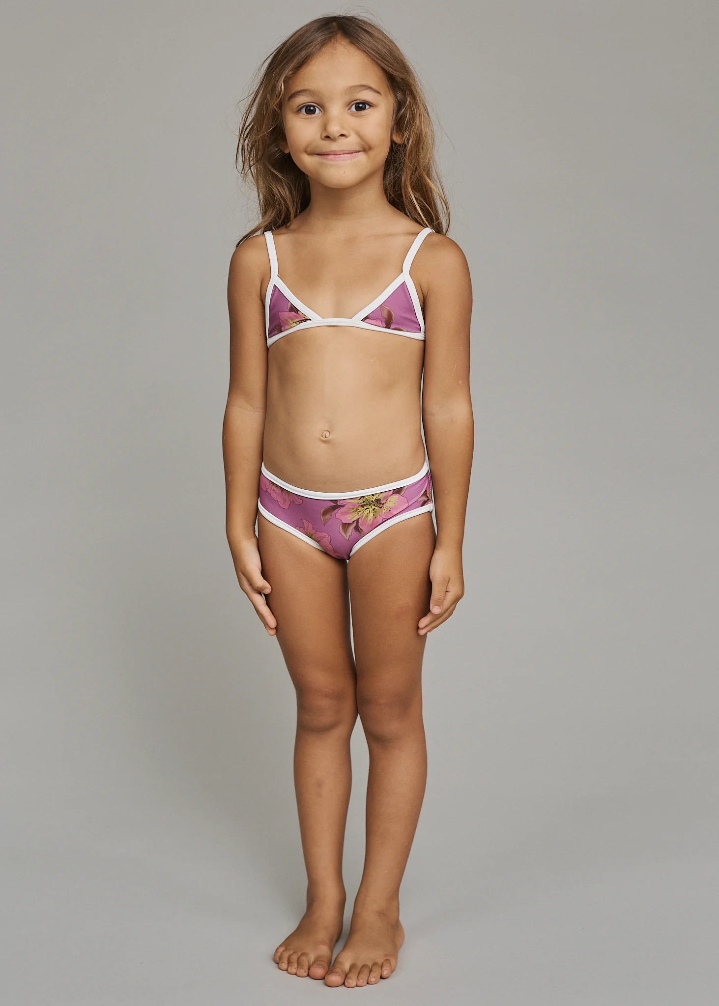 KIDS BAJA TOP + MAKAI PIPED BOTTOM SET - SUMMER 2025
