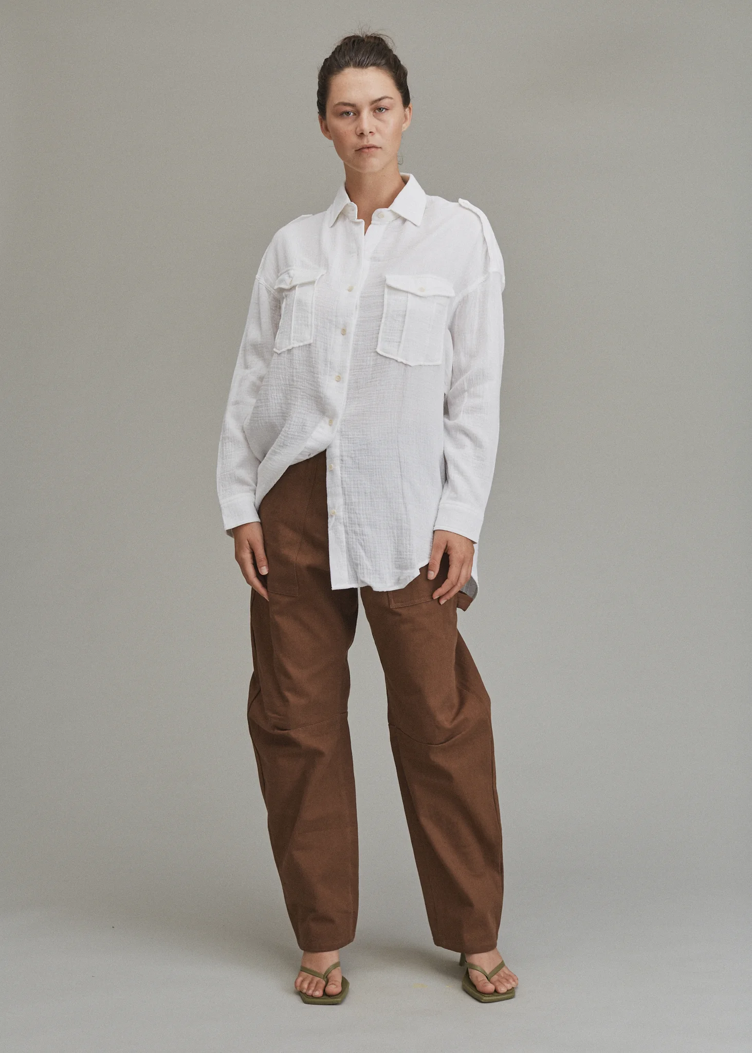 VERA COTTON GAUZE TOP - FALL 2024