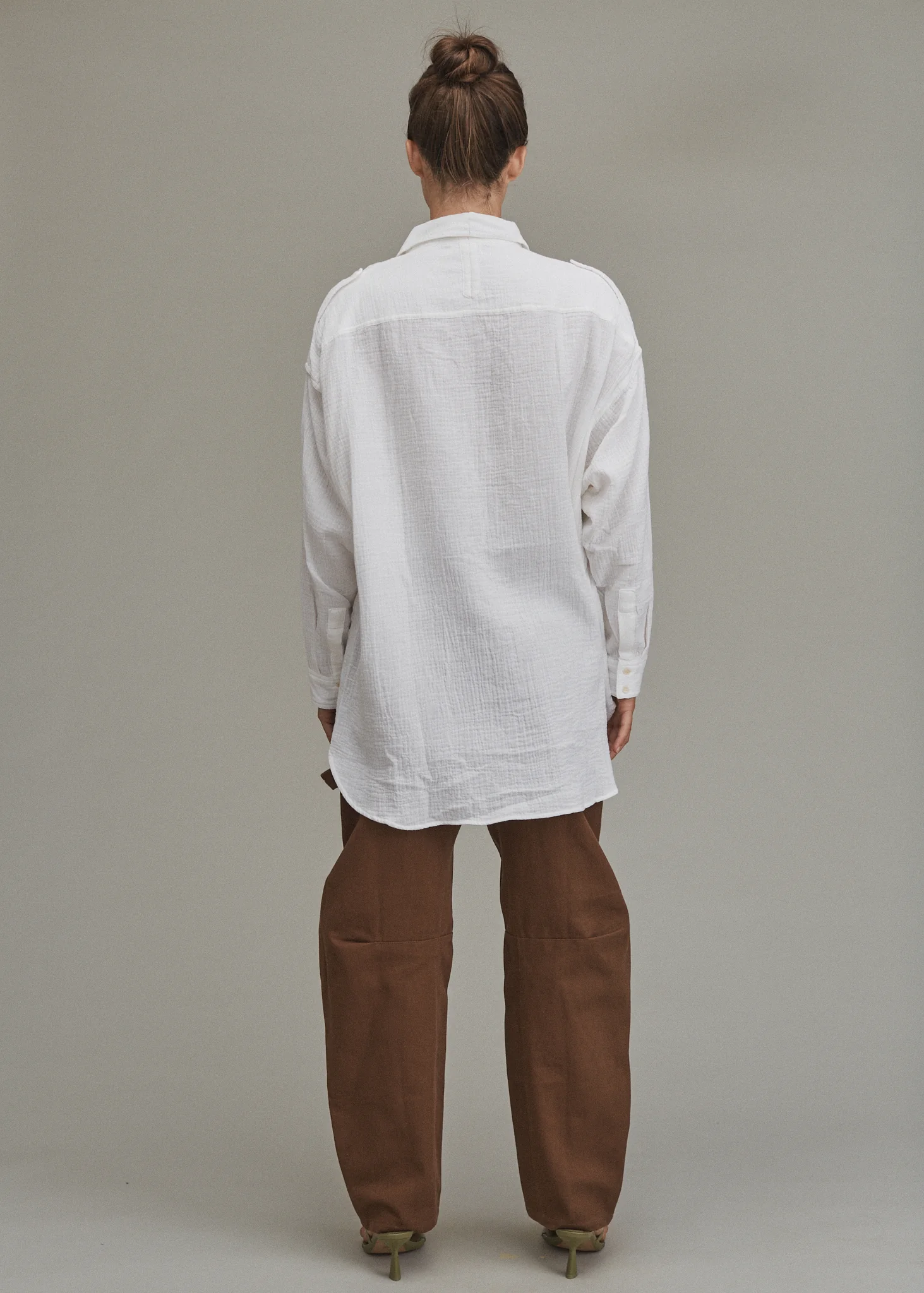 VERA COTTON GAUZE TOP - FALL 2024 - Image 2