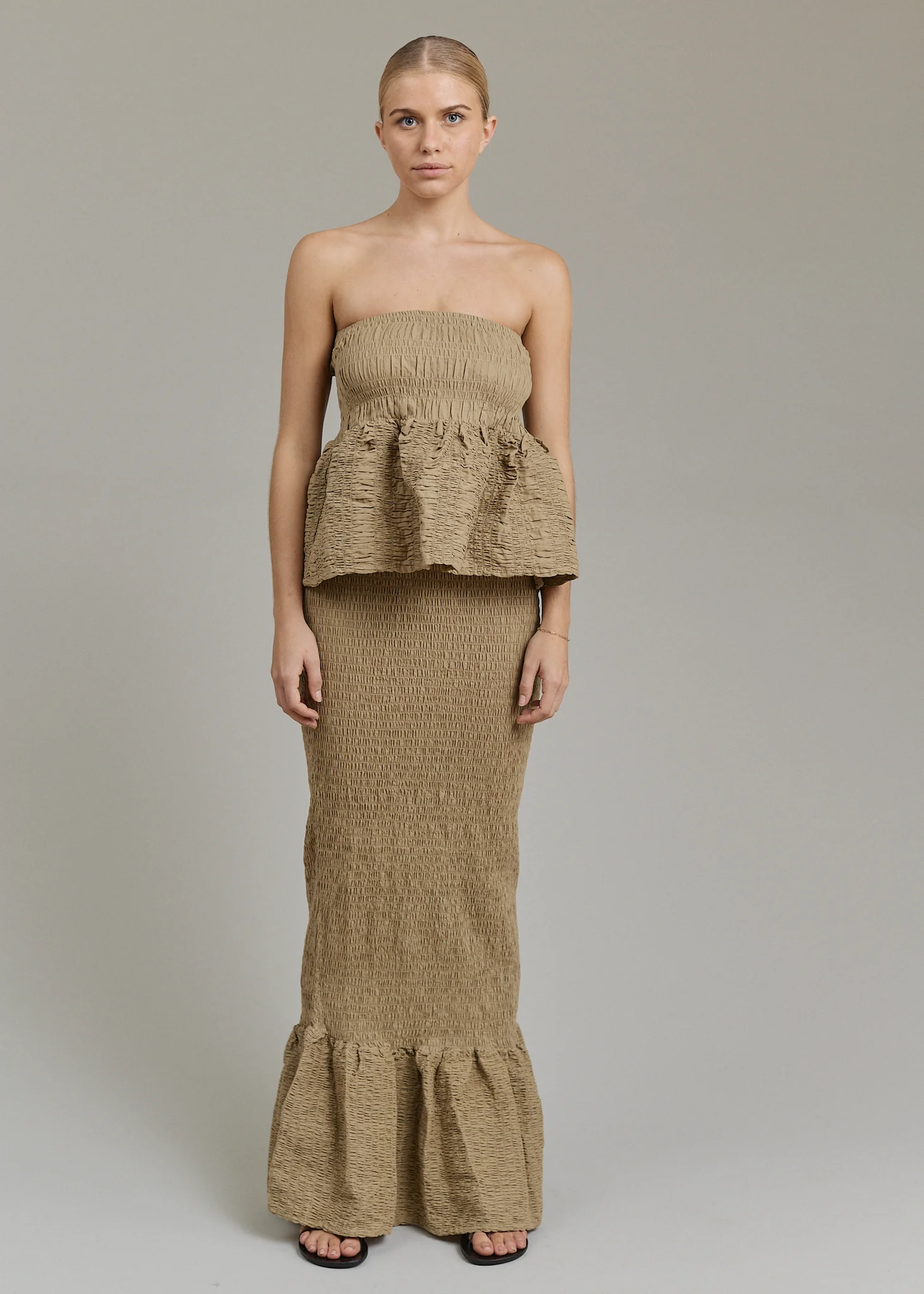 ZILLA SHIRRED SKIRT - PRE-FALL 2025